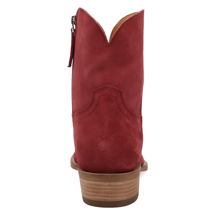 PRODUCT SHOT NIGHT SHIFT LEATHER BOOT AT 180 DEGREE BACK ANGLE