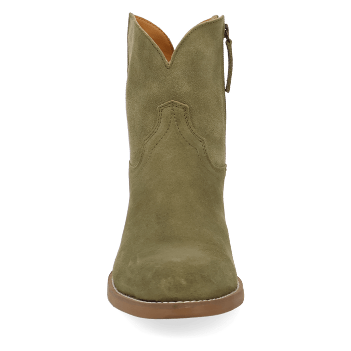 PRODUCT SHOT NIGHT SHIFT LEATHER BOOT AT FRONT ANGLE