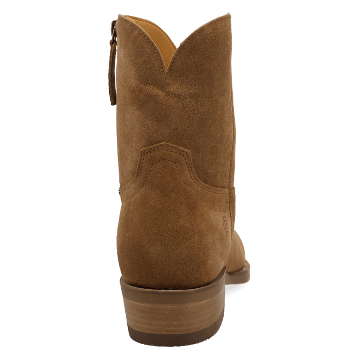 PRODUCT SHOT NIGHT SHIFT LEATHER BOOT AT 180 DEGREE BACK ANGLE