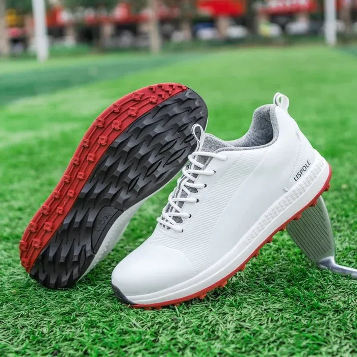 Non-slip Spudless Trainers Rotating Buckles Outdoor Men's Golf Shoes - Allen-Fitness