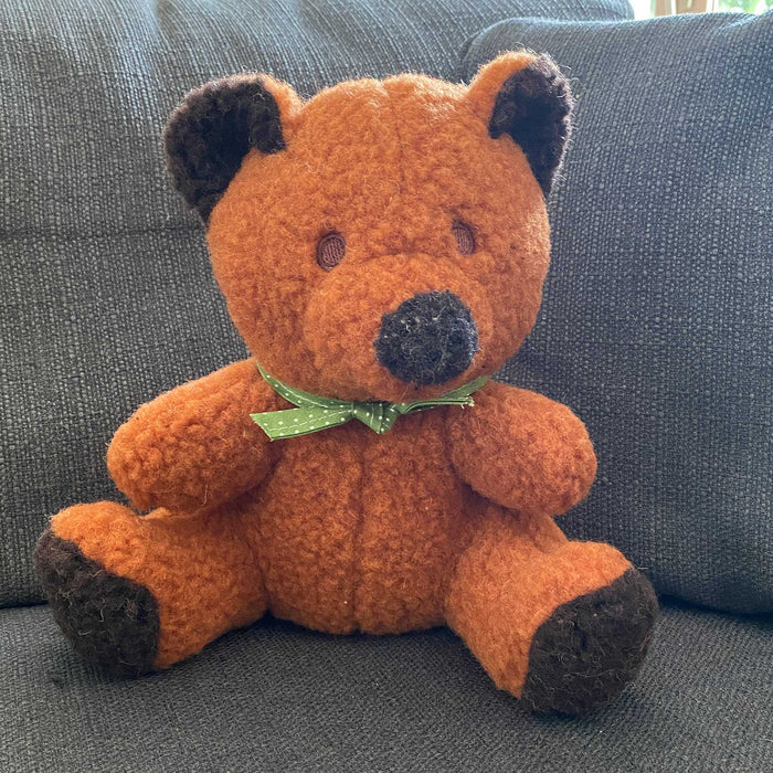 Nounours en laine vierge Sassoupi - Marron