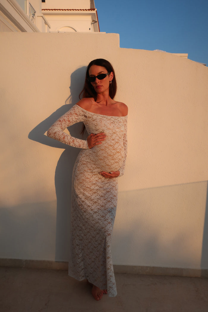 Off The Shoulder Lace Dress
