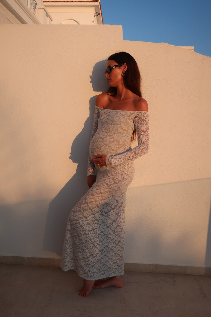 Off The Shoulder Lace Dress