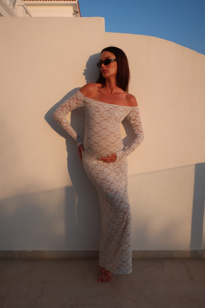 Off The Shoulder Lace Dress