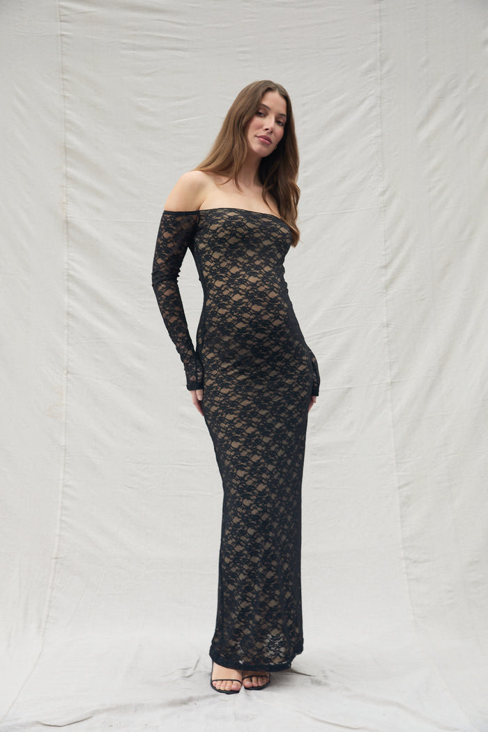 Off The Shoulder Lace Dress