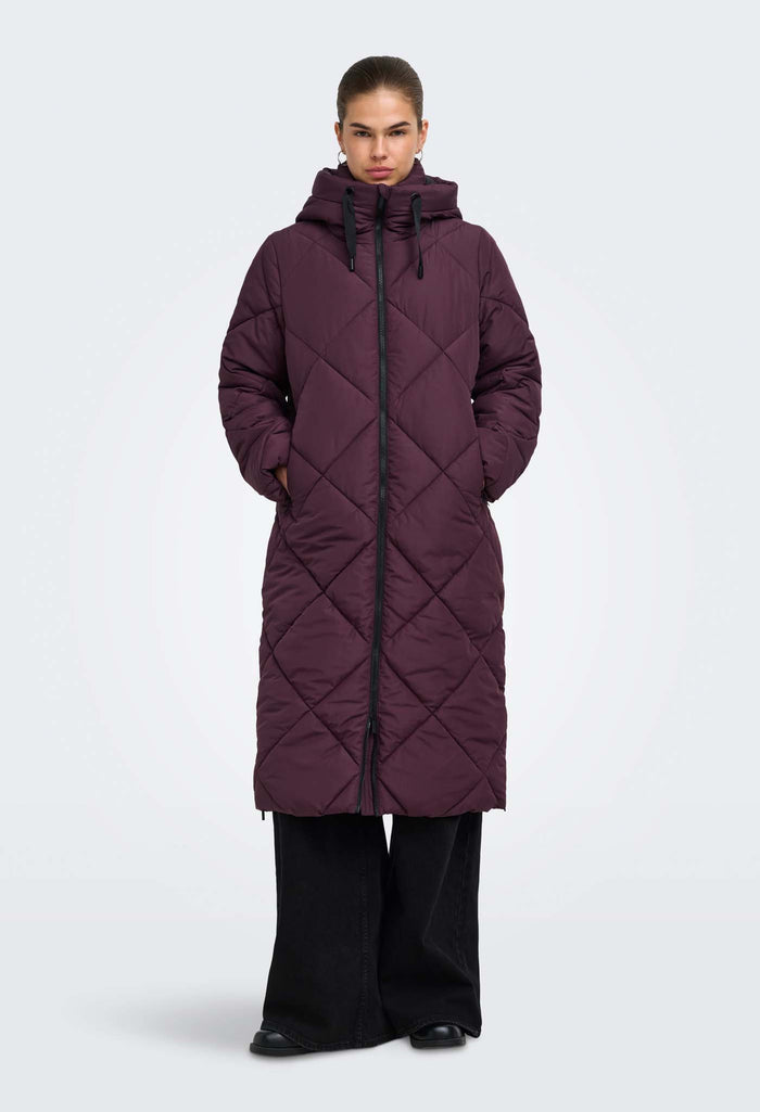 Onlmaggi Long Hooded Puffer Coat