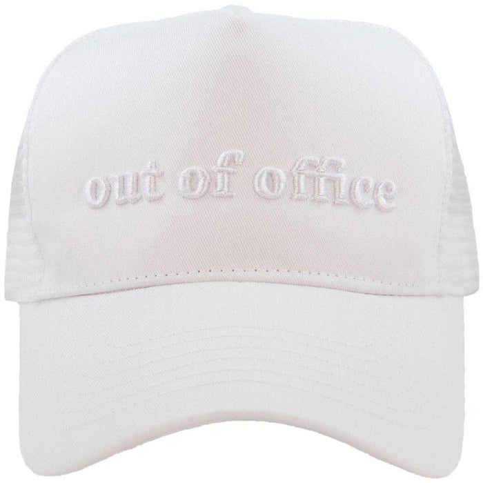 Out of Office Embroidered Trucker Hat