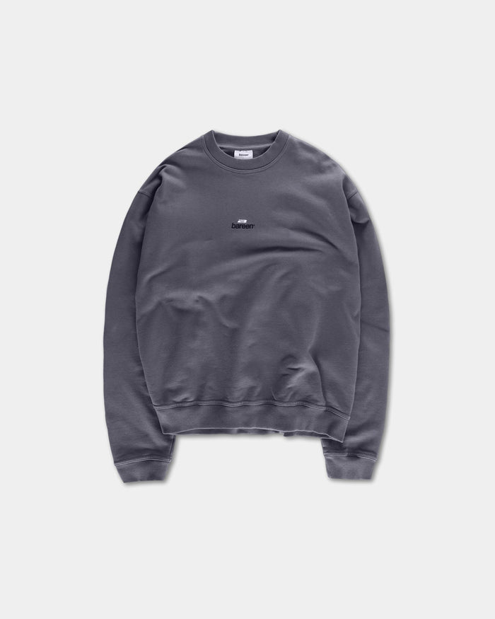 Oversized Crewneck, Men - Logo 3.0 - Dark Grey