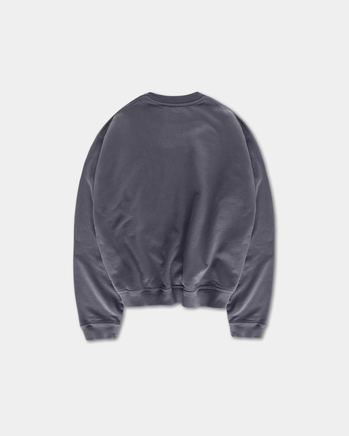 Oversized Crewneck, Men - Logo 3.0 - Dark Grey