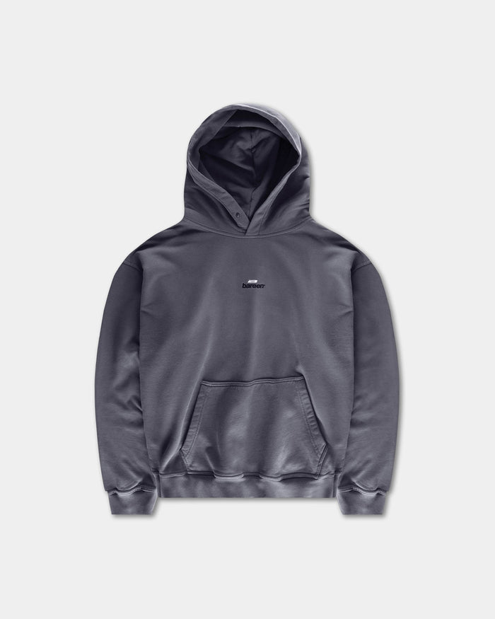 Oversized Hoodie, Men - Logo 3.0 - Dark Grey