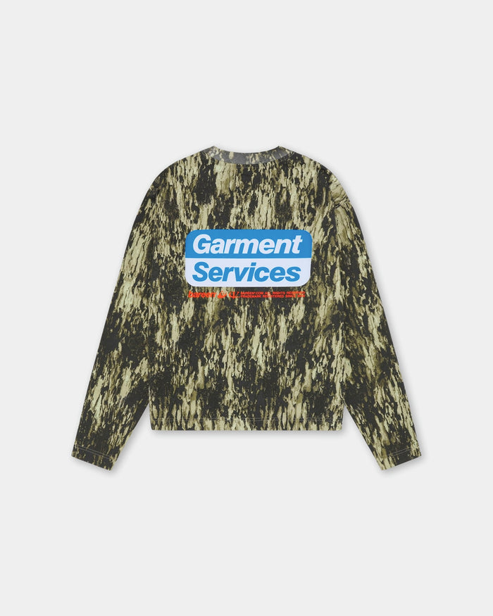 Oversized Long Sleeve, Men - Garment Services - Camo