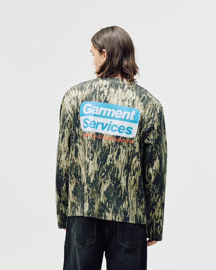Oversized Long Sleeve, Men - Garment Services - Camo