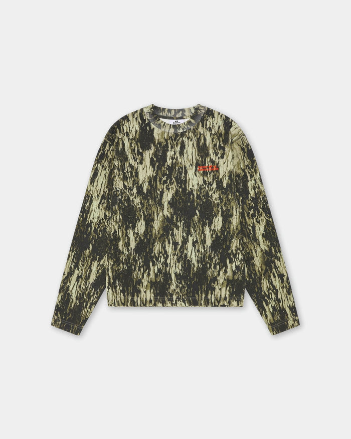 Oversized Long Sleeve, Men - Garment Services - Camo