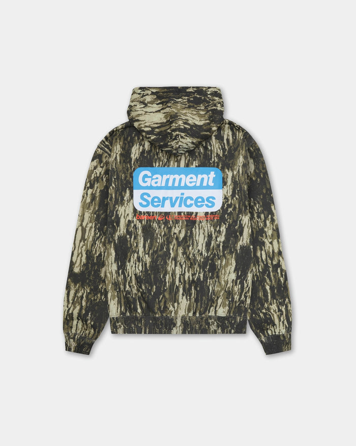 Oversized Zip Hoodie, Men - Garment Services - Camo