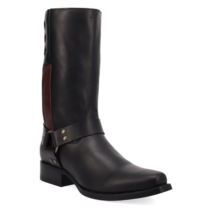 PRODUCT SHOT PATRIOT LEATHER BOOT AT 45 DEGREE ANGLE