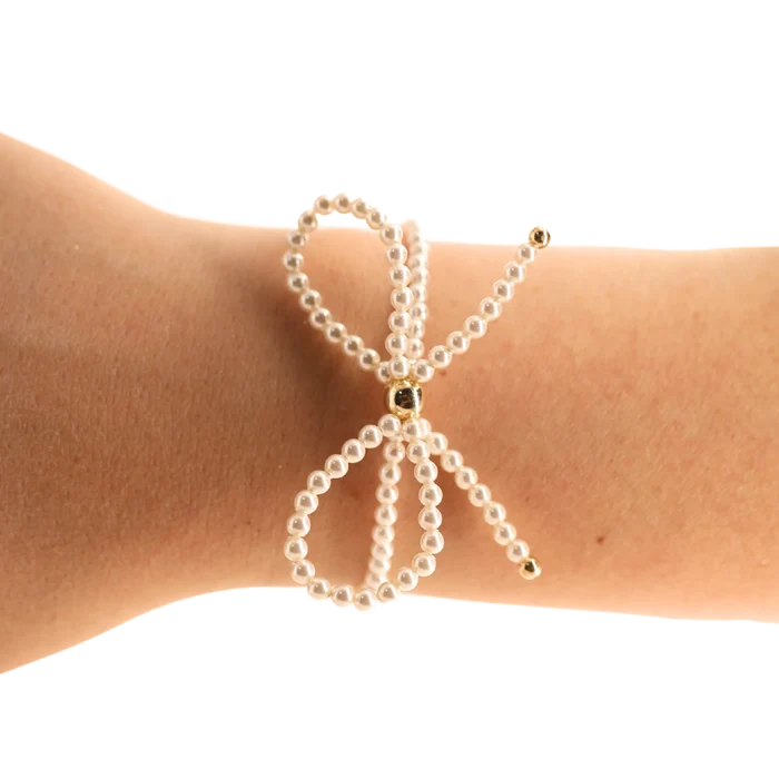 Pearl Bow Bracelet