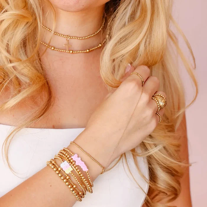 Peep Trio Bracelet on Color