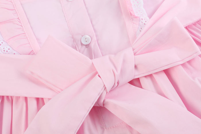 Pink Bunny Ruffle Shoulder Dress - Lil Cactus