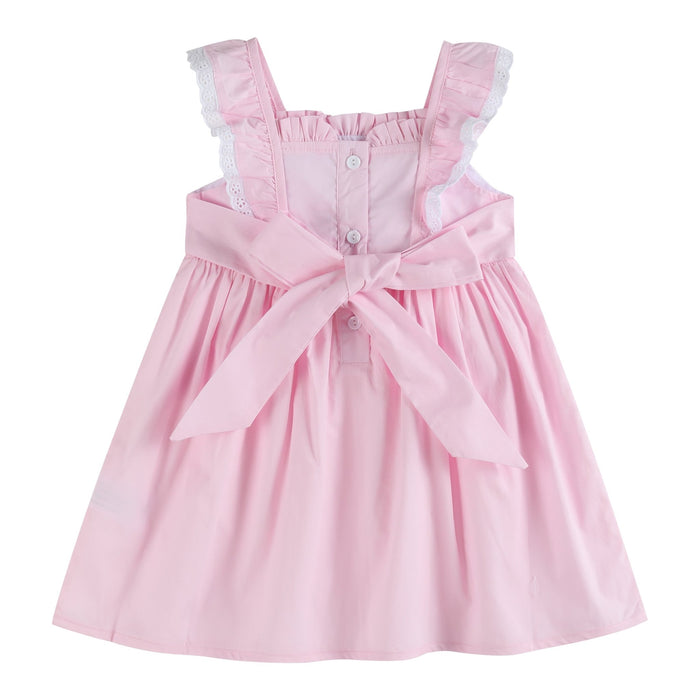 Pink Bunny Ruffle Shoulder Dress - Lil Cactus