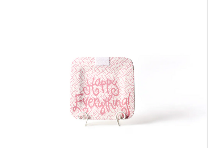 Pink Small Dot Mini Happy Everything Platter