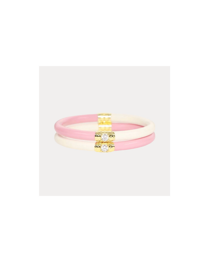 Pink/Ivory Yin & Yang All Weather Bangles® (AWB®)
