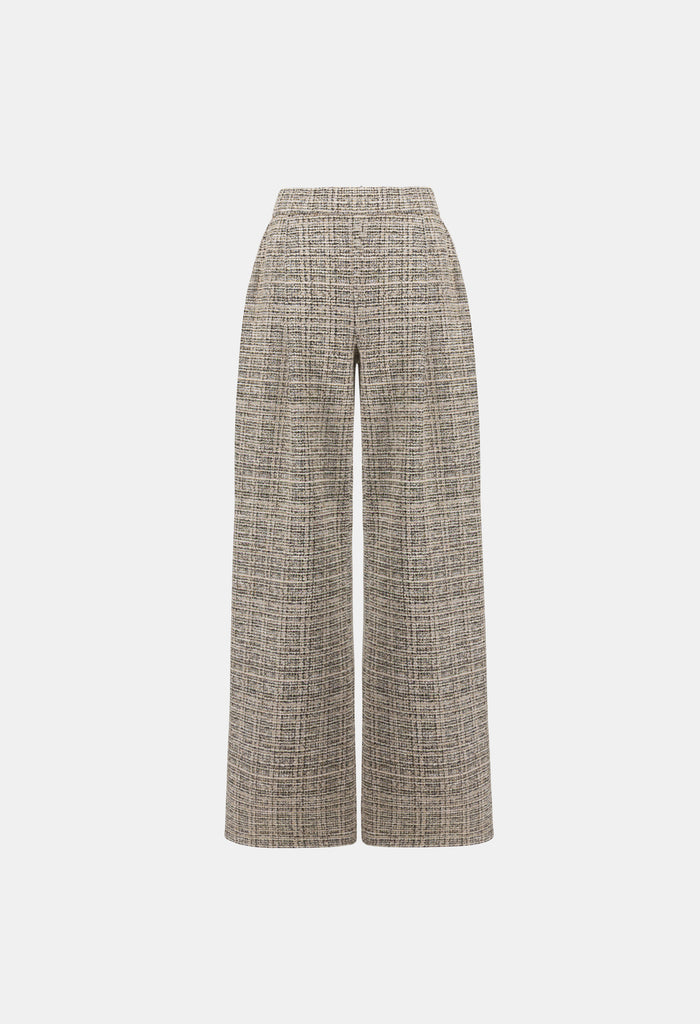 Plaid High-waisted Trousers