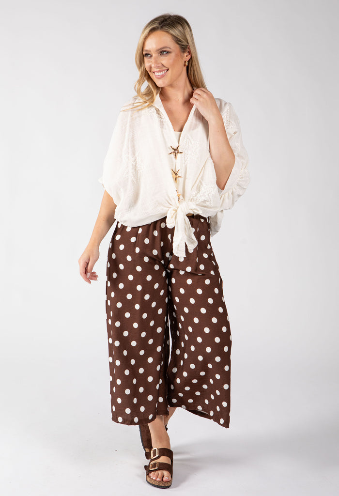 Polka Dot Culotte Trousers