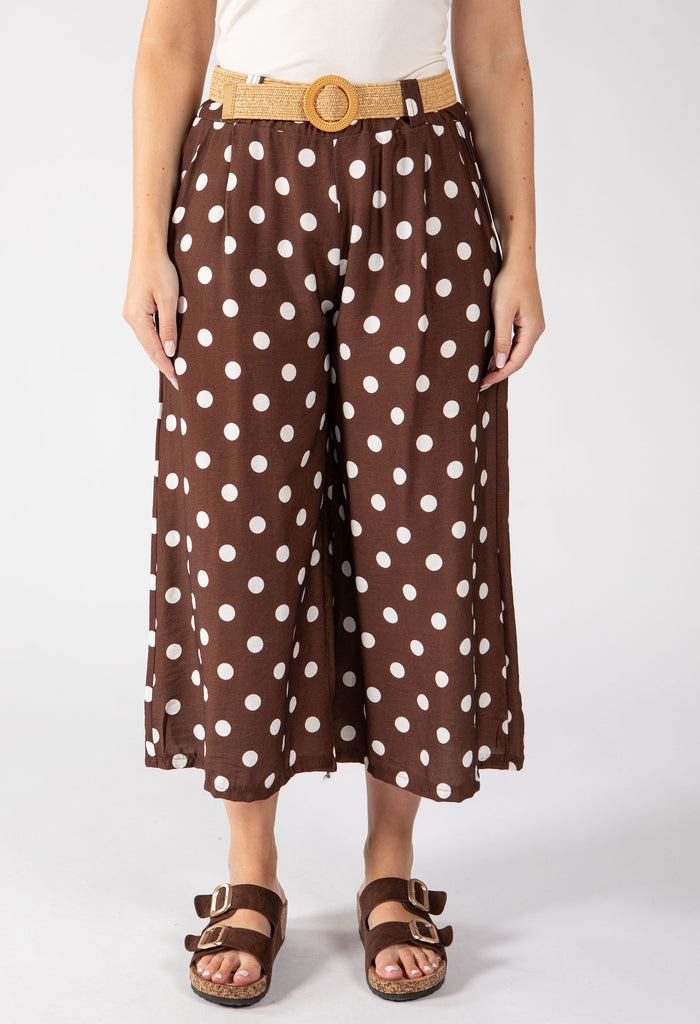 Polka Dot Culotte Trousers