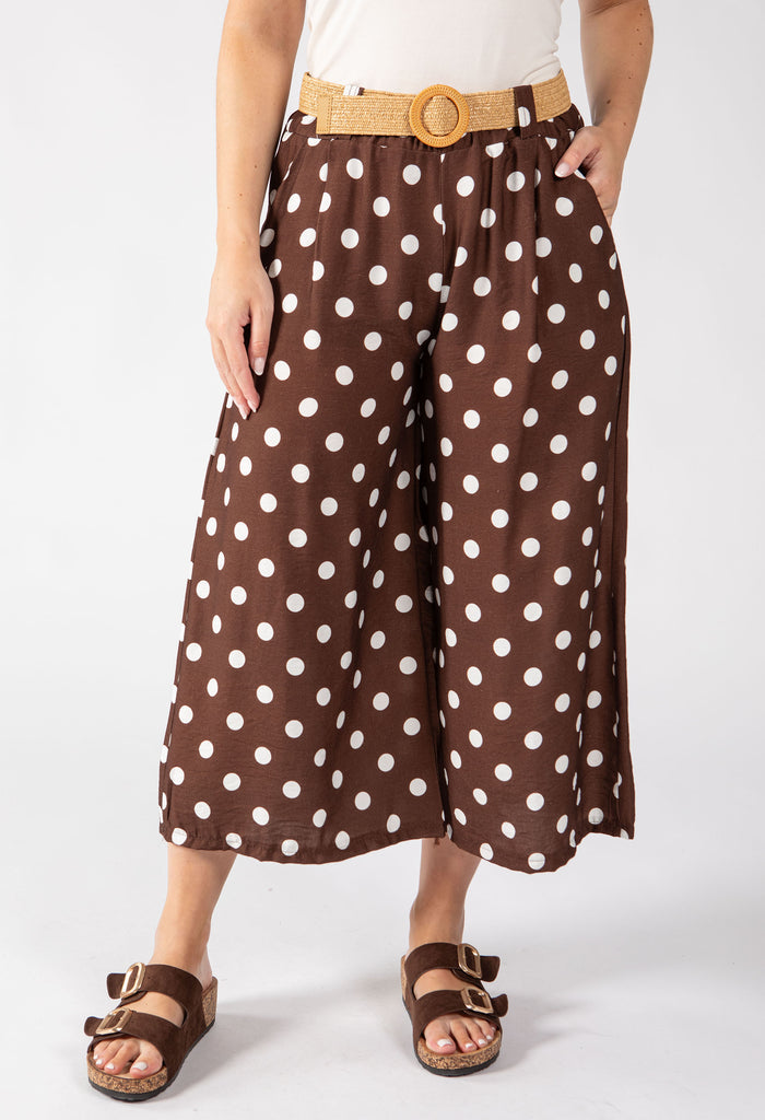 Polka Dot Culotte Trousers