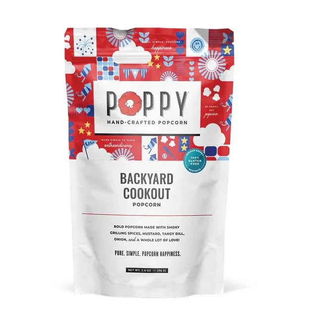 Poppy Hand-Crafted Popcorn: Backyard Cookout