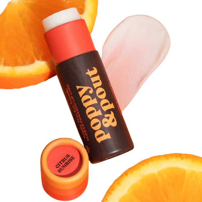 Poppy & Pout: Lip Balm, Retro Surf, Citrus Sunrise