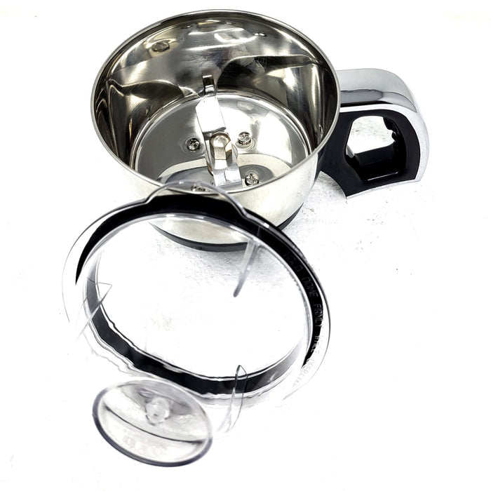 Preethi Steele Stainless Steel Small Chutney Mixer Jar - 0.5 Liters with Dome Lid