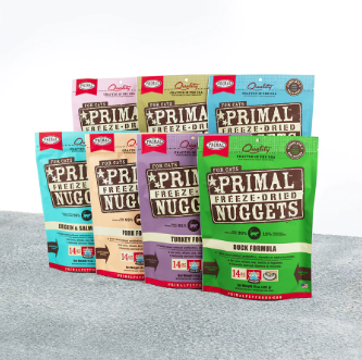 Primal Pet Foods Feline Freeze-Dried Nuggets (Rabbit 14 Oz)
