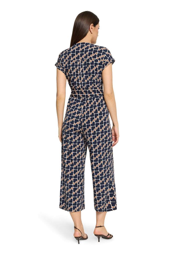 Printed Wrap Jumpsuit