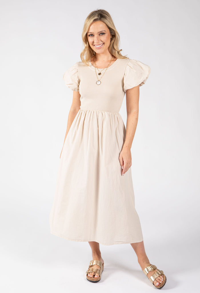Puff Sleeve Summer Dress