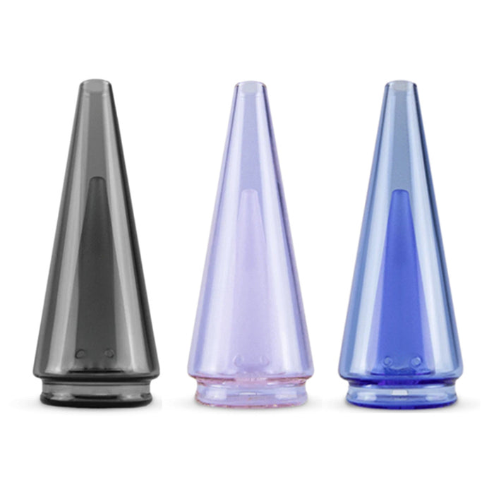 Puffco Peak Pro Colored Glass Top Shadow Black Ultraviolet Purple Royal Blue