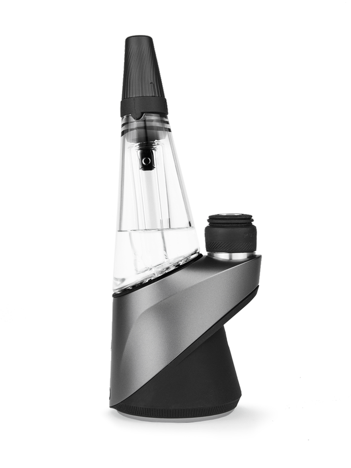 puffco peak pro travel glass top black clear