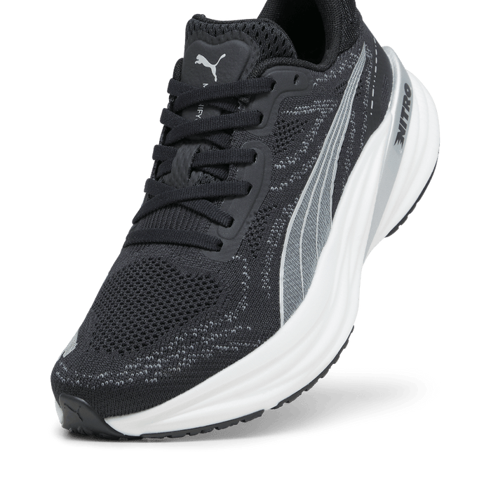 Puma Footwear Puma Magnify Nitro 2 Women's  Running Shoes SS24 Puma Black-Puma White-Puma Silver - Up and Running