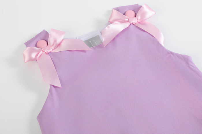 Purple Easter Bunny Garden Dress - Lil Cactus