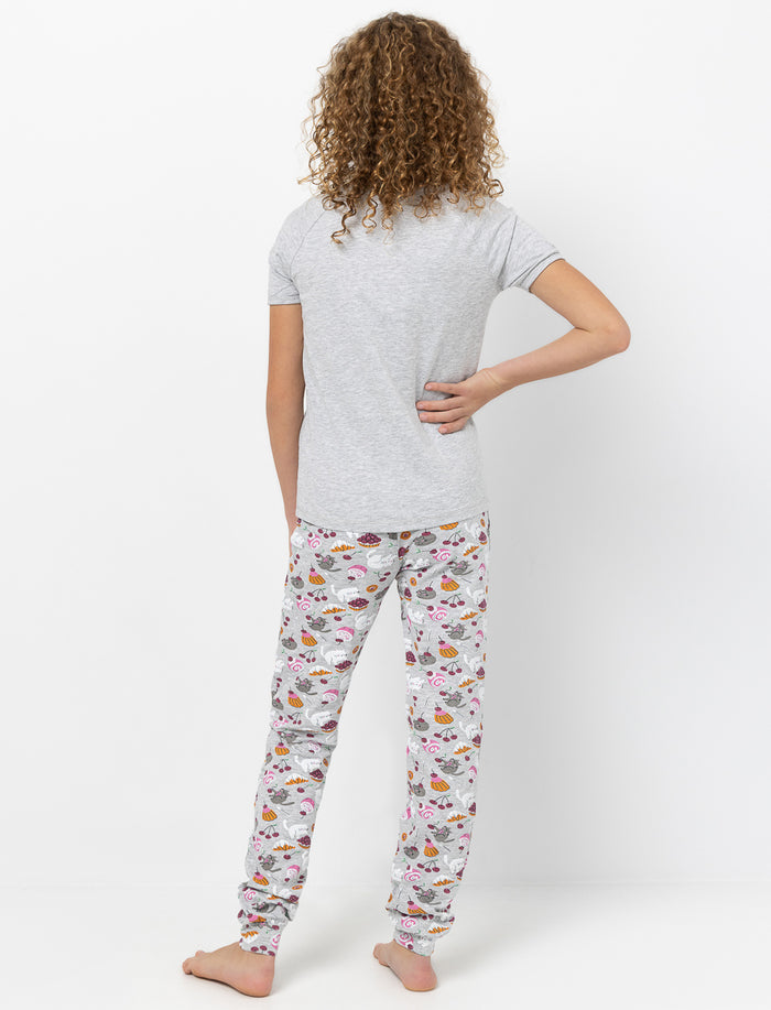 Pyjama 2 pièces imprimé