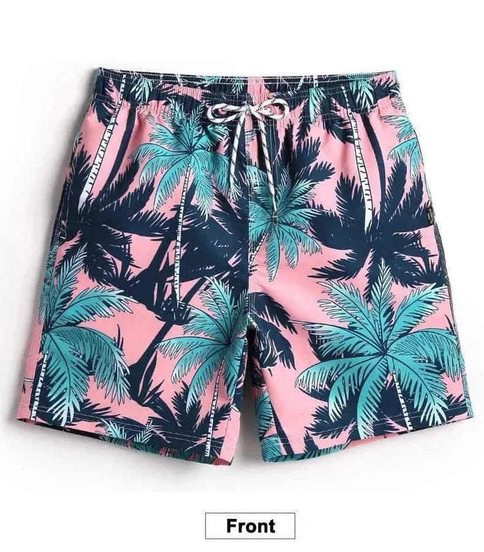 Quick Dry Swimming Trunks for Men - Xiamen Swim Printed Board Shorts - Allen-Fitness