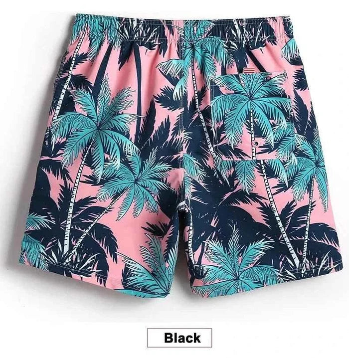 Quick Dry Swimming Trunks for Men - Xiamen Swim Printed Board Shorts - Allen-Fitness
