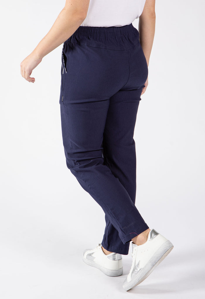 Relaxed Fit Pull On Trousers
