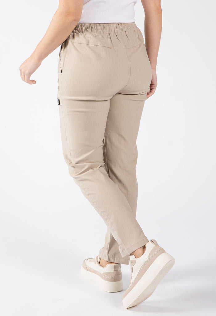 Relaxed Fit Pull On Trousers