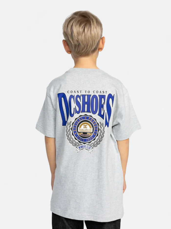 Remera DC Niño Members Only Gris