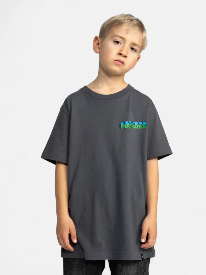 Remera DC Niño Pile Up Gris