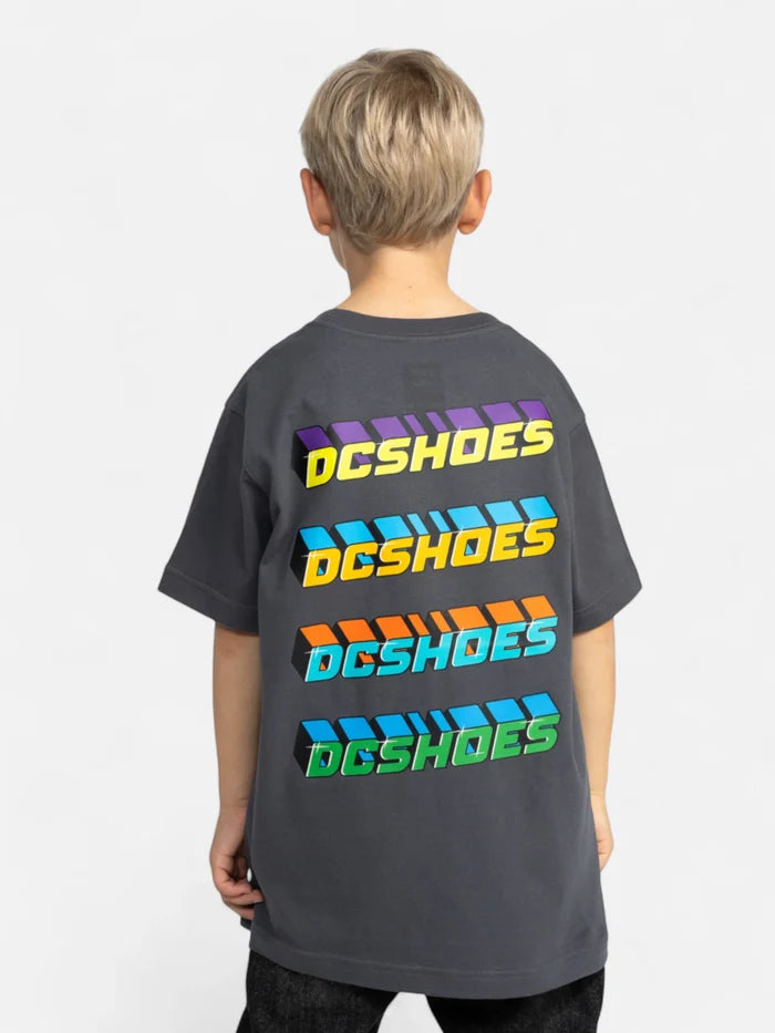 Remera DC Niño Pile Up Gris