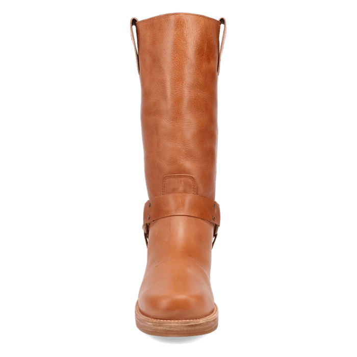 PRODUCT SHOT RIP LEATHER BOOT AT FRONT ANGLE