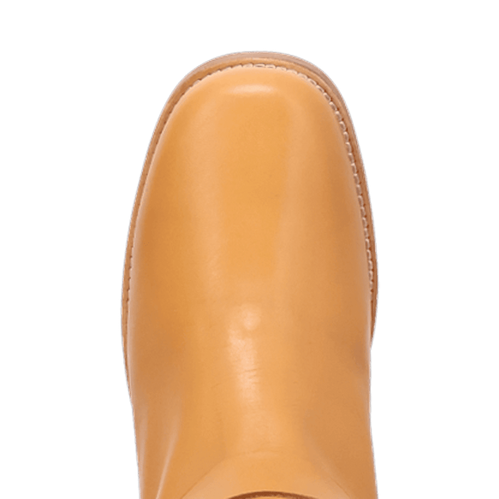 PRODUCT SHOT RIP LEATHER BOOT AT TOE ANGLE