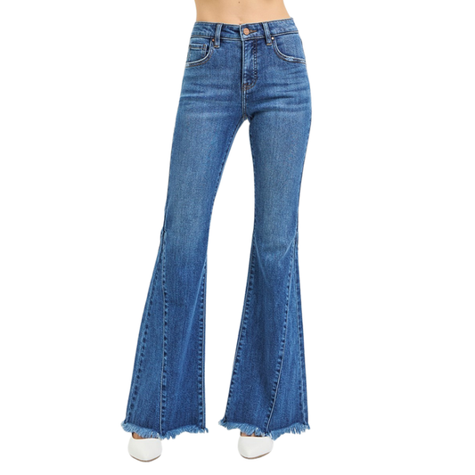 Risen: Mid Rise Flare Side Seam Detailing *PF21470